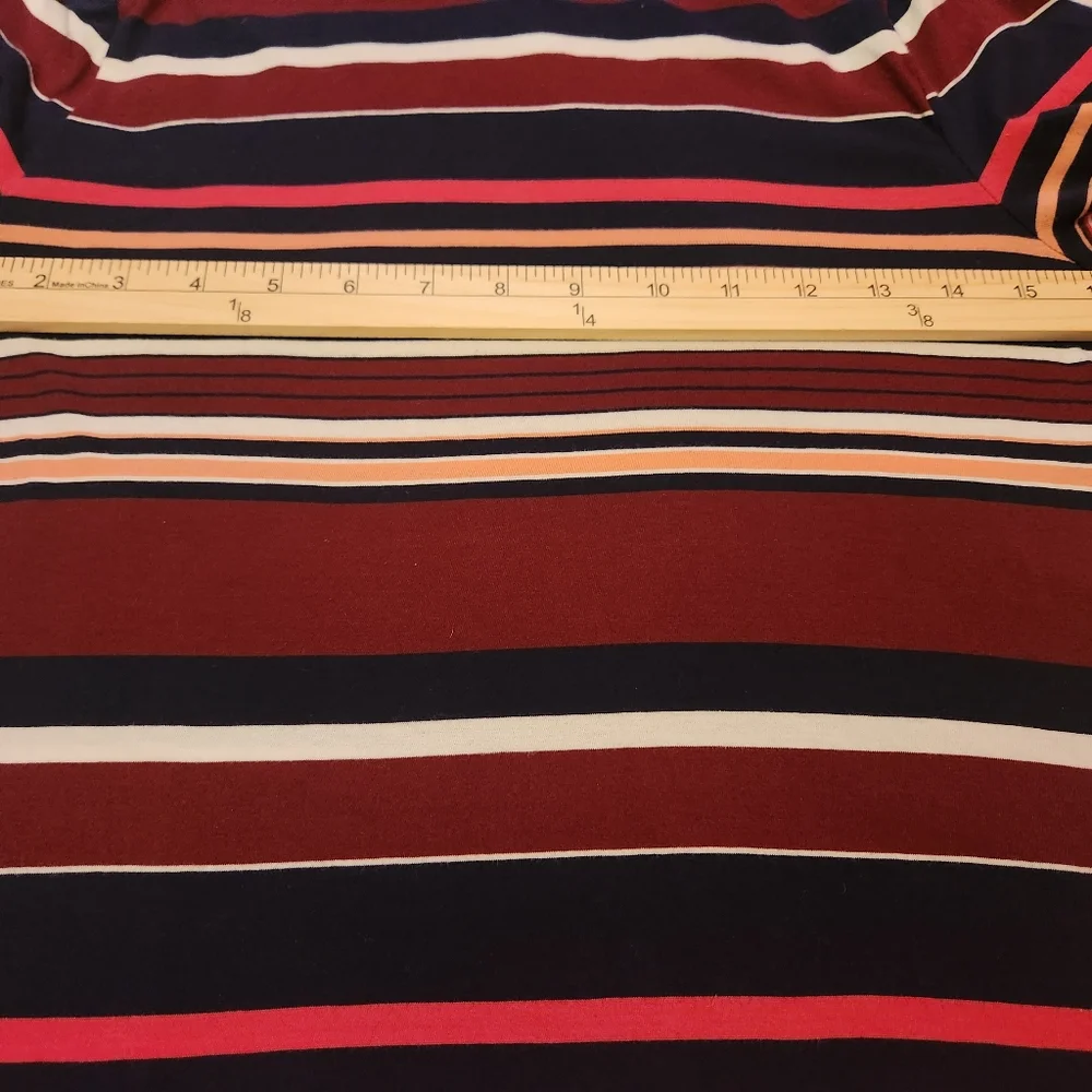 J. Crew Striped Turtleneck           SIZE Medium - Picture 2 of 5